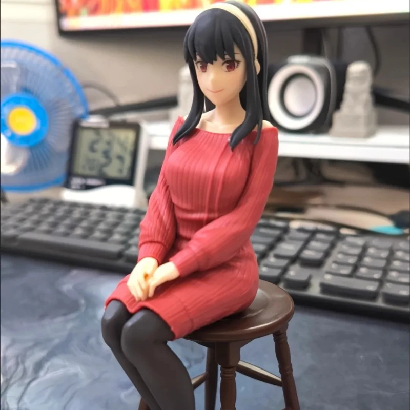 Nuevo Bandai Banpresto SPY FAMILY Break Time Collection Yor Forger figura de Anime adornos de escritorio regalos para niños modelo muñeca de juguete