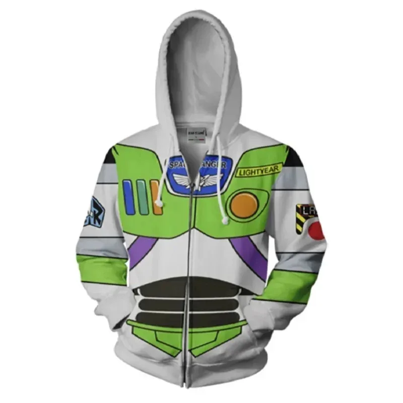 

AA wat Anime Toy Story Buzz Woody 3D Print Hoodies Jacket for Men Spring and Autumn Coat Tops Cosplay Costume Chris2025 New