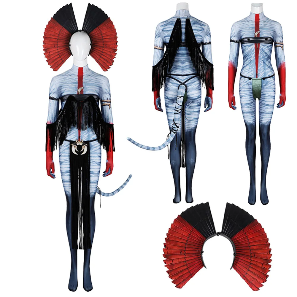 

2025 Movie Avatar of Fire Ash Varang Cosplay Costume Role-playing Clothing Women Female Fantasia Outfits Halloween Carnival Suit