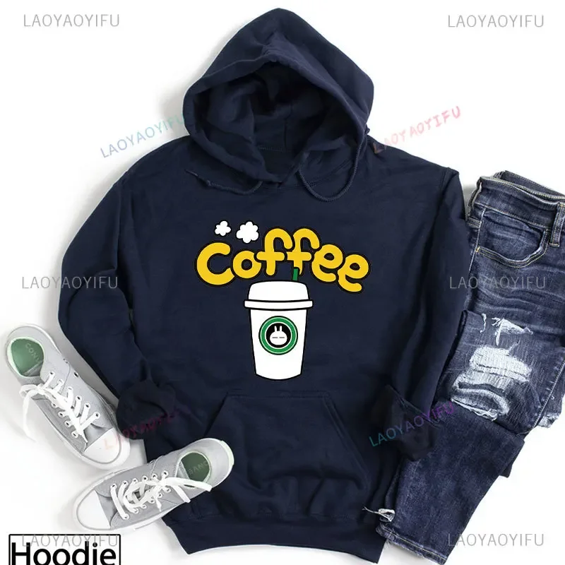 Camera Line Tuzki Common Design Trending Clothes Autumn and Winter Thermal Hoodie Essentials Hoodie Long Sleeve Sweatshirt