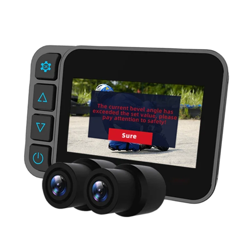 Front Rear View 4K 1080P Real-timetire pressure Emergency Accident Lock wifi Wireless Motor Dvr Dash Motorcycle recorder camera