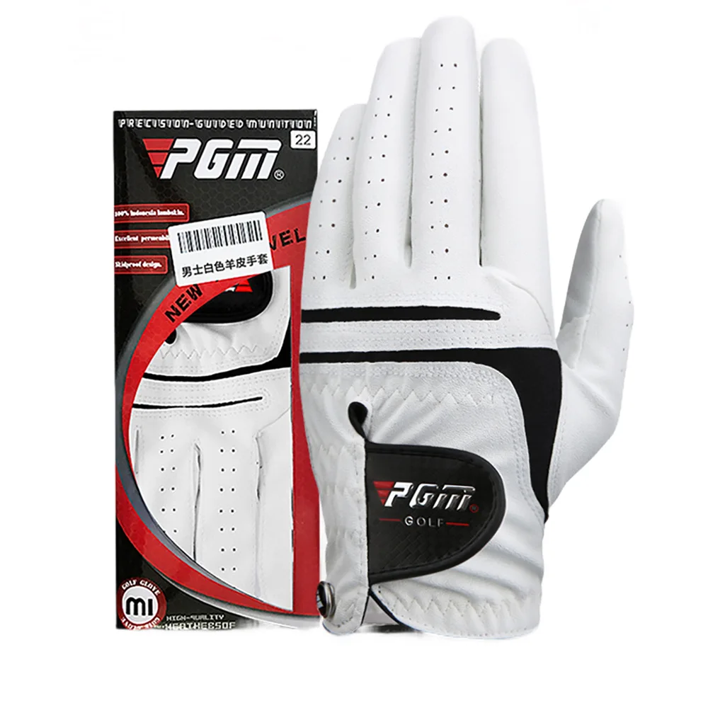 PGM Men Golf Glove Soft PU Gloves Left/Right Handed Breathable Anti Slip ST022 Wholesale