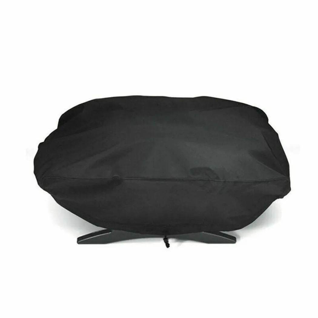 

Resistant Grill Cover Stove UV Waterproof For Weber Grill Portable Q1000 Rain Sun 67*44*32cm 7110 Black Cover Kit