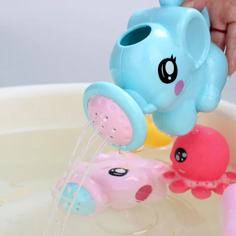 Baby Olifant Vorm Water Spray Voor Douche Zwemspeelgoed Kids Cadeau Baby Kids Speelgoed Kids Olifant Water Pot Bad Speelgoed