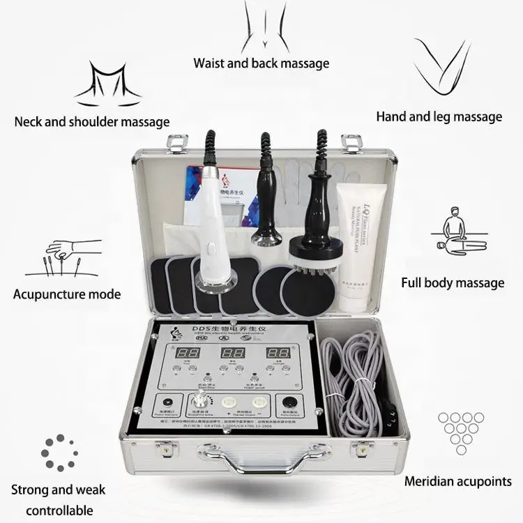 Russian version bioenergy massager DDS Pulse Bioelectric Massager Electrolyte Regulation Dredge Meridian Physiotherapy Detoxific