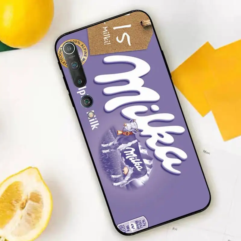 MaiYaCa Popolar Chocolate Milka Box Phone Case for Xiaomi mi 8 9 10 lite pro 9SE 5 6 X max 2 3 mix2s F1