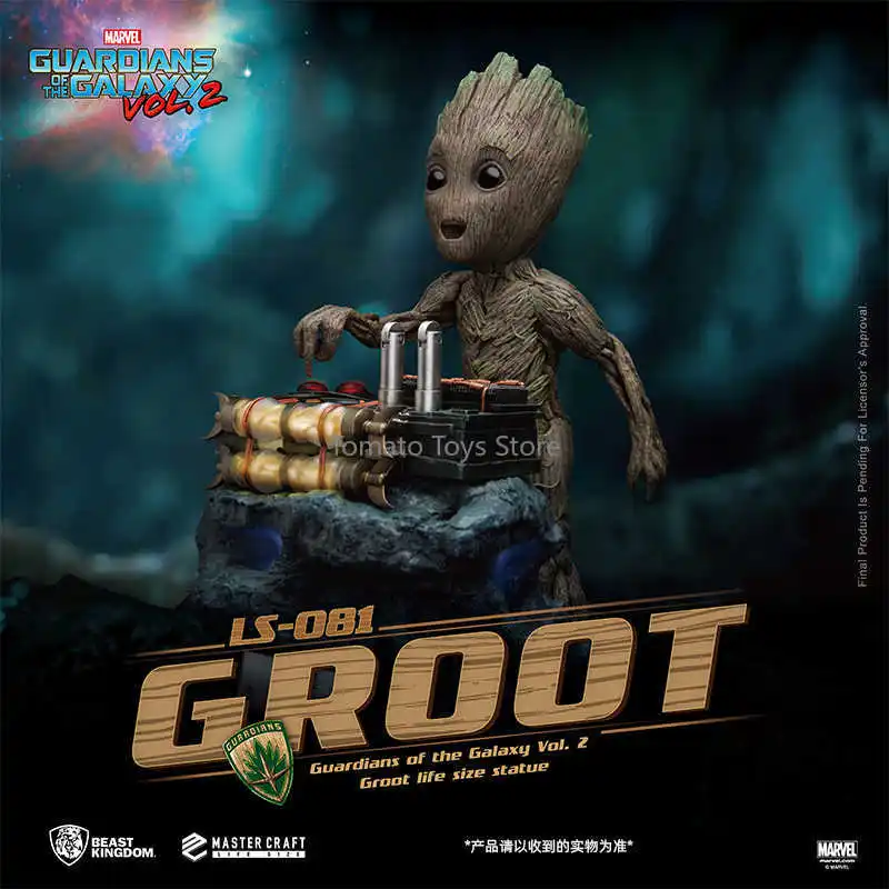 In Stock Beast Kingdom Marvel Cinematic Universe Guardians of The Galaxy Groot Manga Figure Collectible Action Figure Trendy Toy