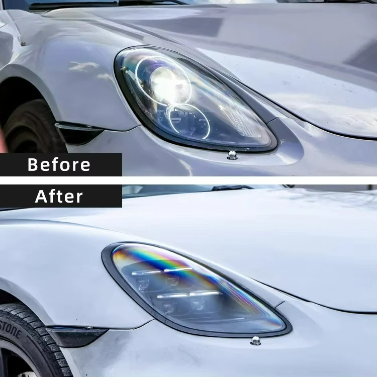 LED Headlight Upgrade Kit for Porsche Cayman Boxster 2013-2015 981 Model 2025 PDLS Style Pair Conversion