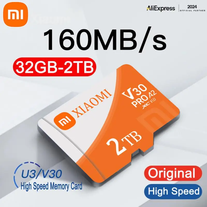 Xiaomi SD Card 2TB Micro High Speed 256GB 512GB TF Flash Card 128GB Memory Card 1TB For Smartphone/surveillance Camera