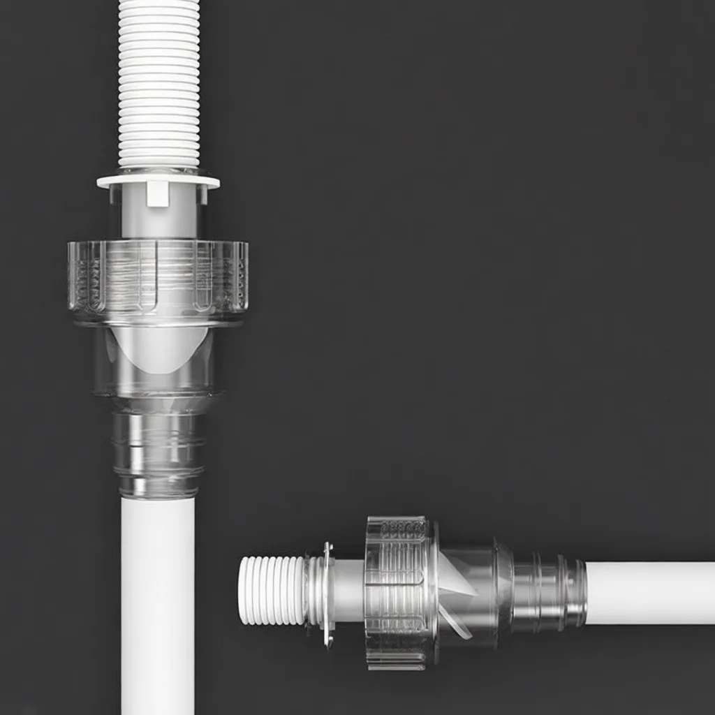 Air Conditioning Drainage Pipe Check Valve Anti Backflow Anti Smell Proof Seal Valve Cooling Equipment Pipe Repair Parts