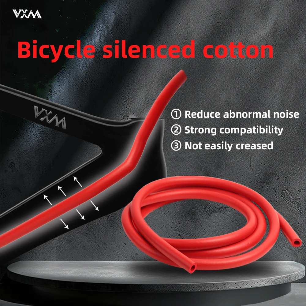 VXM Road MTB Bicycle 1.7Meter Frame Inner Wiring Silent Cotton Cycling Brake Transmission Line Pipe Anti Abnormal Noise Sponge