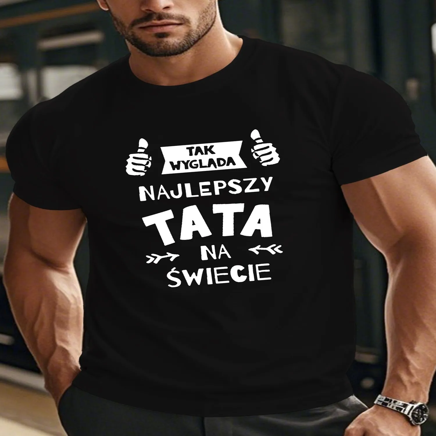 Funny Dutch Dad Men's Short Sleeve T-shirt Summer T-shirt Top Unisex T Shirt Gift For Her