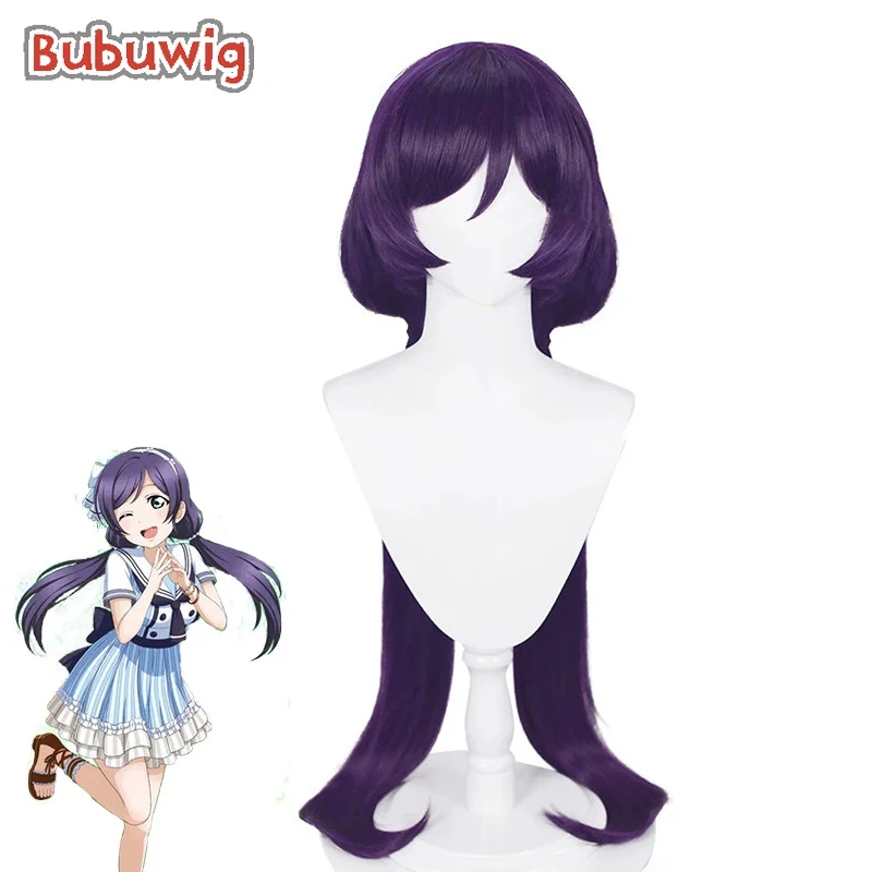 

Bubuwig Synthetic Hair LoveLive Perfect Dream Project Cosplay Love Live Nozomi Tojo Cosplay Wig 100cm Purple Heat Resistant Wigs