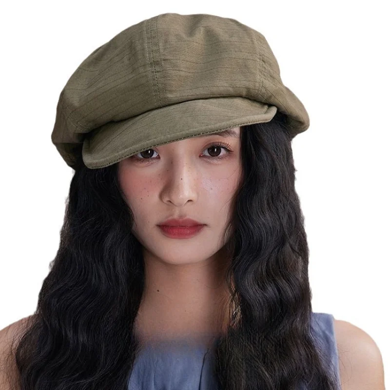 Retro Berets Caps for Women Plus Size Newsboy Caps Retro Dome Cotton Painters Hats Berets Hat Harajuku