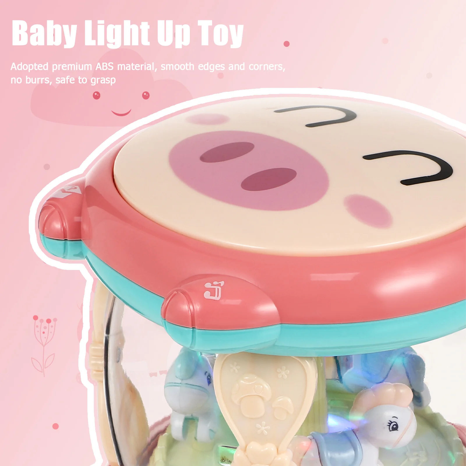 Muzyczna maszyna do opowiadania historii dla dzieci, ładowalna, podświetlana, interaktywna zabawka edukacyjna, wspierająca kreatywność, koncentrację i zabawę.