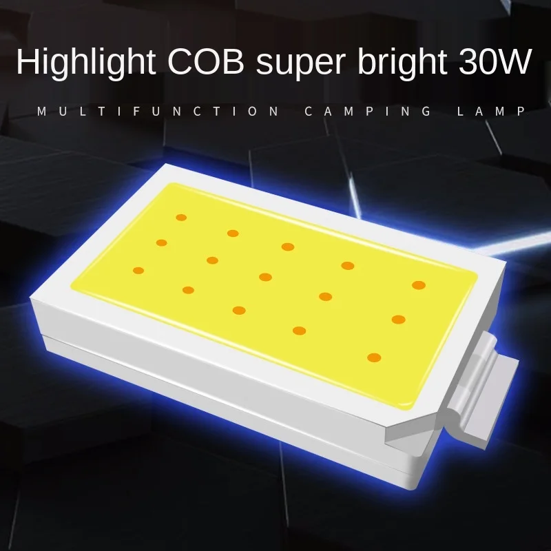 Lanterna de led y36 para trabalho com ímã, luz cob para reparo de automóveis, luz de manutenção, carregamento super brilhante