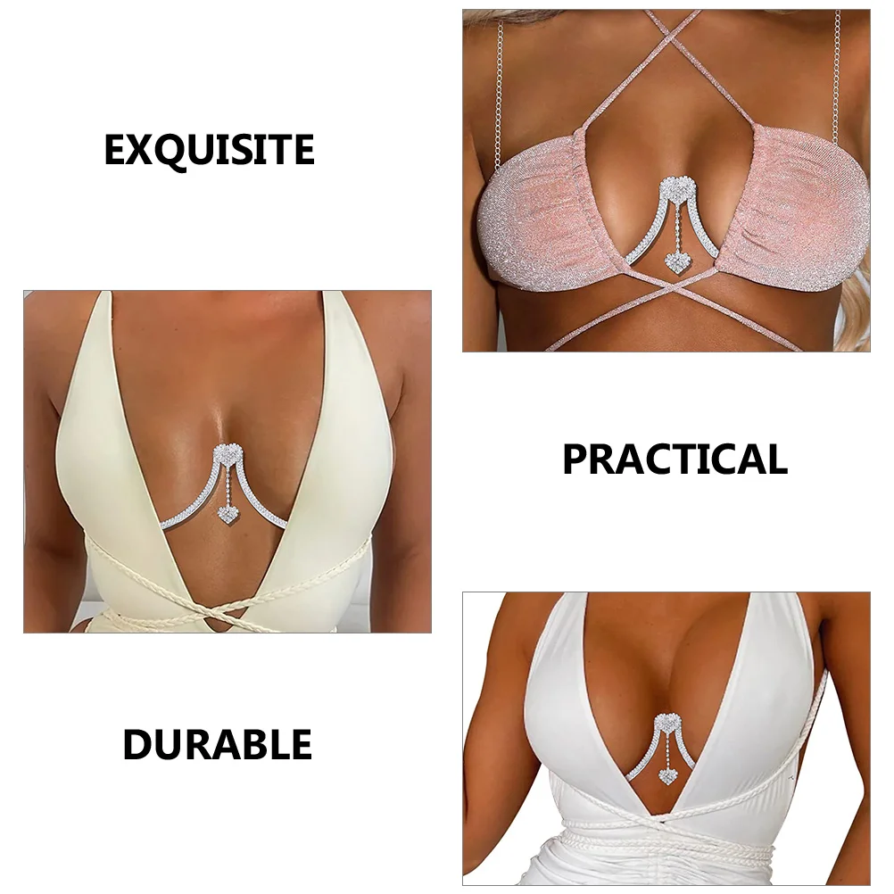 Hanger Strass Borst Sieraden Bikini Body voor Vrouwen Kettingen Beugel Steentjes