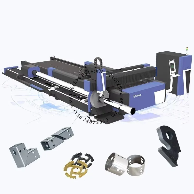 1530 Fiber Optic Cnc Las er Cutter Carbon Steel Pipe Metal Sheet Fiber Las er Cut ting Machine With Rotary