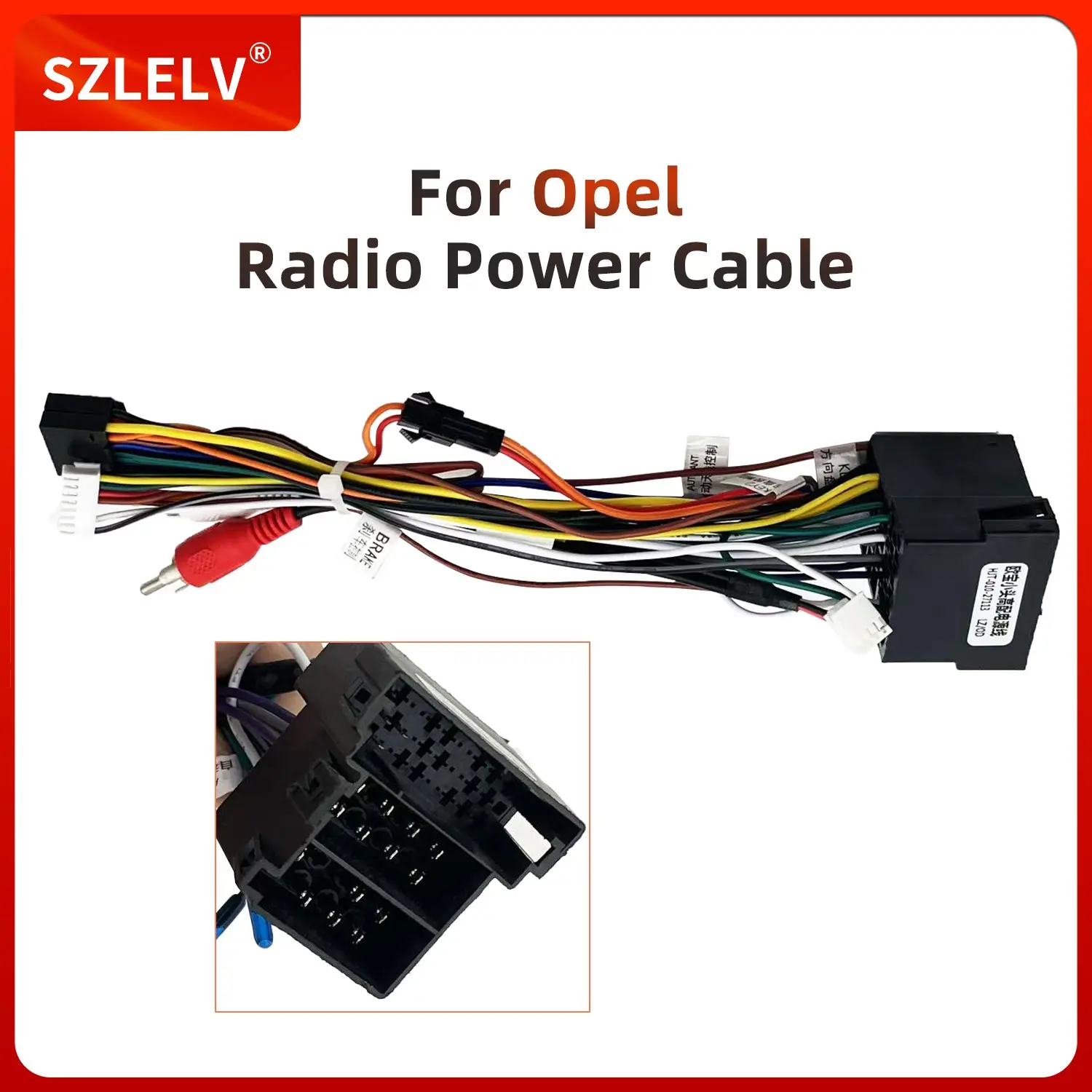 

Универсальный 16-контактный ISO-кабель для автомагнитол Opel Astra, Vectra, Vivaro — высококачественный кабель питания для мультимедийных систем