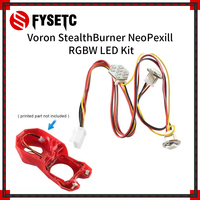 FYSETC NeoPexill RGBW Mini Button PCB Voron StealthBurner LED Kit  Leds PTFE Wiring Harness For Voron2.4 Trident 3D Printer Part