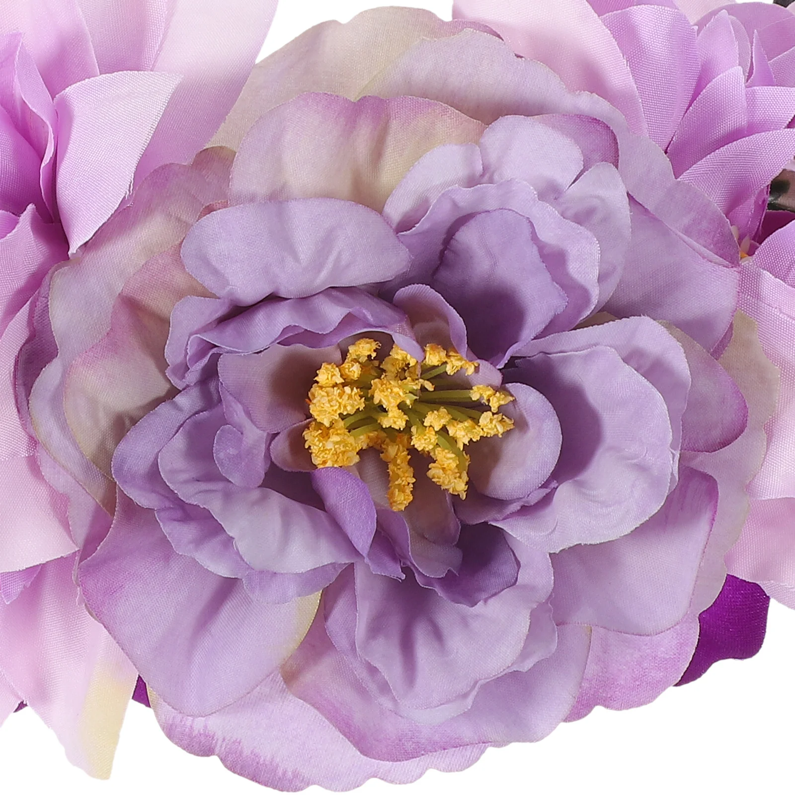 

Simulated Flower Headband Vintage Peony Style Large Decorative Floral Headpiece Suitable for Travel Photography and Parties