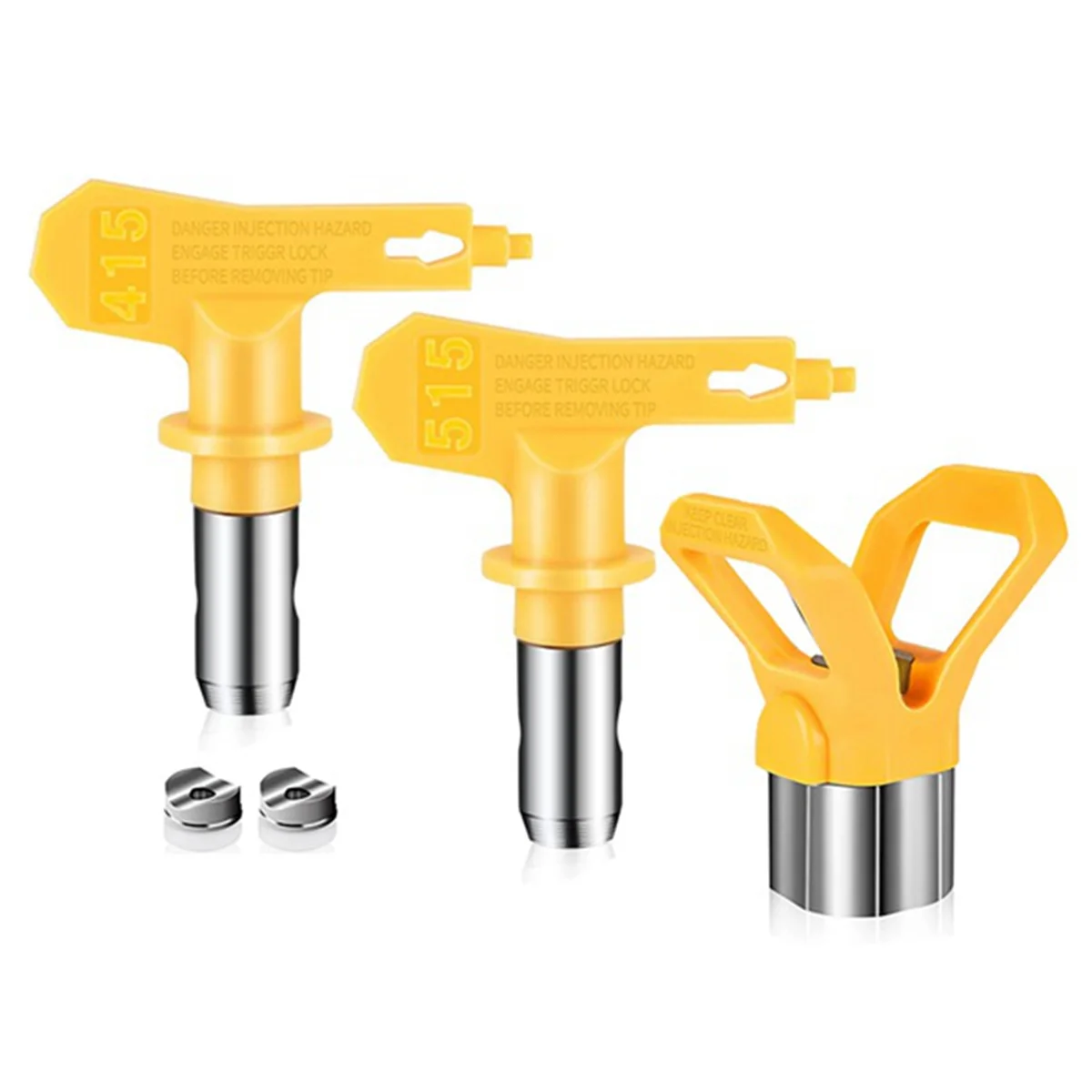 Airless Paint Nozzles Set, Spray Tips Airless Paint Sprayer Nozzle Tips Airless Sprayer Spraying Parts