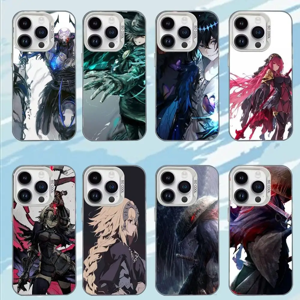 

Game F-Fate Grand Order Phone Case For iPhone 17,16,15,14,13,12,11,Mini,Pro,E,MAX White Candy Matte Shockproof Cover