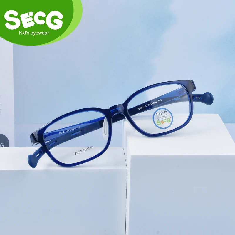 

SECG Ultralight Flexible Soft Children Glasses Optical Spectacle Sports Glasses Silicone For Boys And Girls Students Myopia