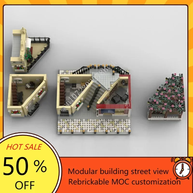 4004 قطعة وحدات MOC مجموعة ألغاز مخصصة-إبداعية لشبونة عرض الشارع العمارة نموذج بناء لتقوم بها بنفسك تجميع لعبة تعليمية هدية