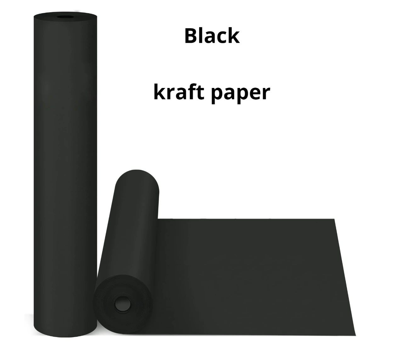 Black Kraft Paper for transportation, gifts, process packaging, water absorption, thermal insulation, buffer