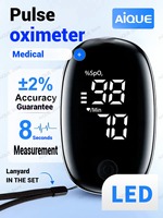 AiQUE LED Fingertip Pulse Oximeter Medical Digital Blood Oxygen Saturation Meter Oximetro Finger SPO2 PR Monitor Adult Child