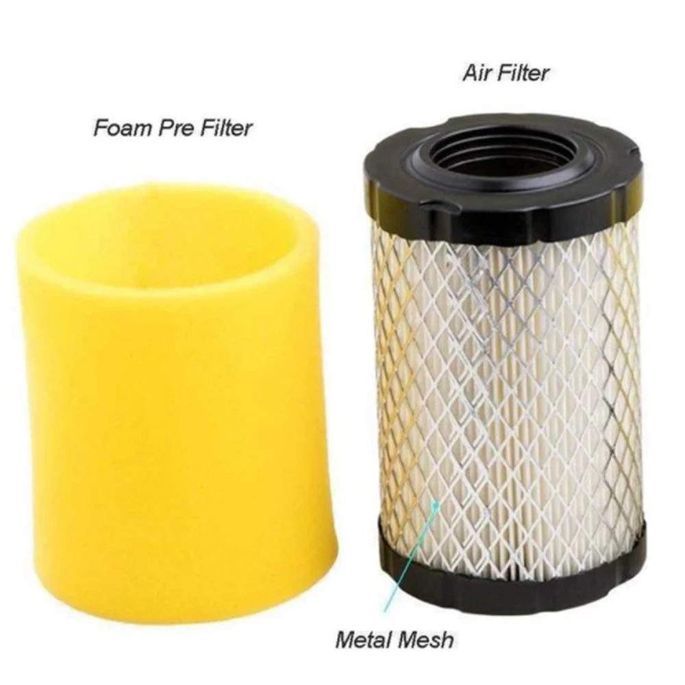796031 Air Filter with Pre-Filter Replace for Briggs & Stratton Engines 797704 594201 591334 Fits John Deere MIU13038 GY21435