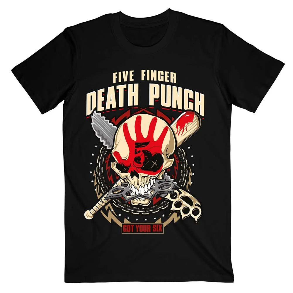 Sniper Five Finger Death Punch Band T-Shirt Cotton Graphic Tee Men Women Summer Streetwear