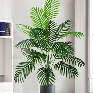 Big Artificial Palm, Back Plants Sheet Turtle Plastic, Tropical Plants, Turtle Sheet, Home Office Party, Outdoor Decoration, 70-120cm 10 Main Sales Plant Big - №3