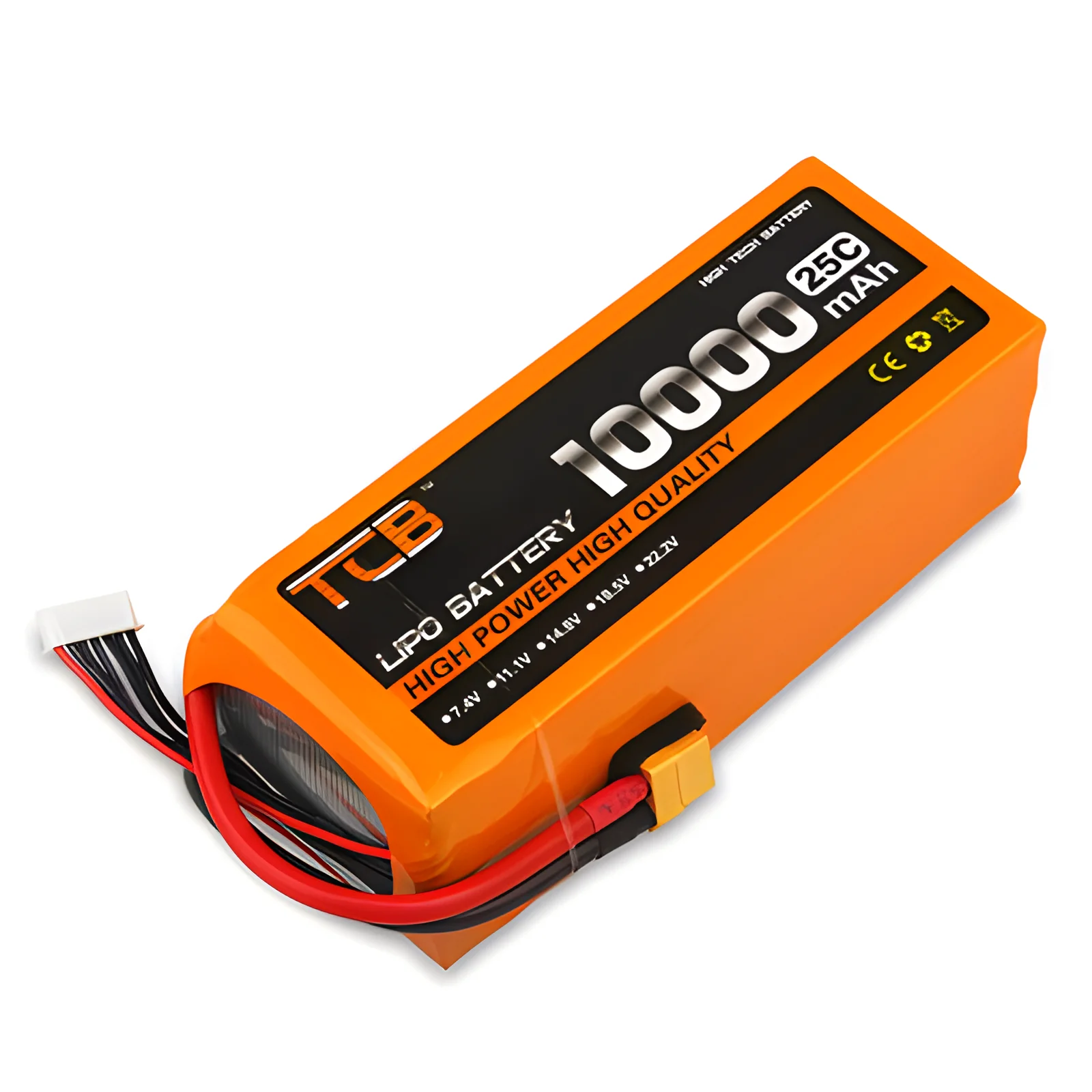 Batteria LiPo RC 2S 7.4V 3S 11.1V 4S 14.8V 5S 6S 22.2V 10000 mah25c 30 c35c 40 c60c agricoltura. Parti del Drone batteria per UVA Airch