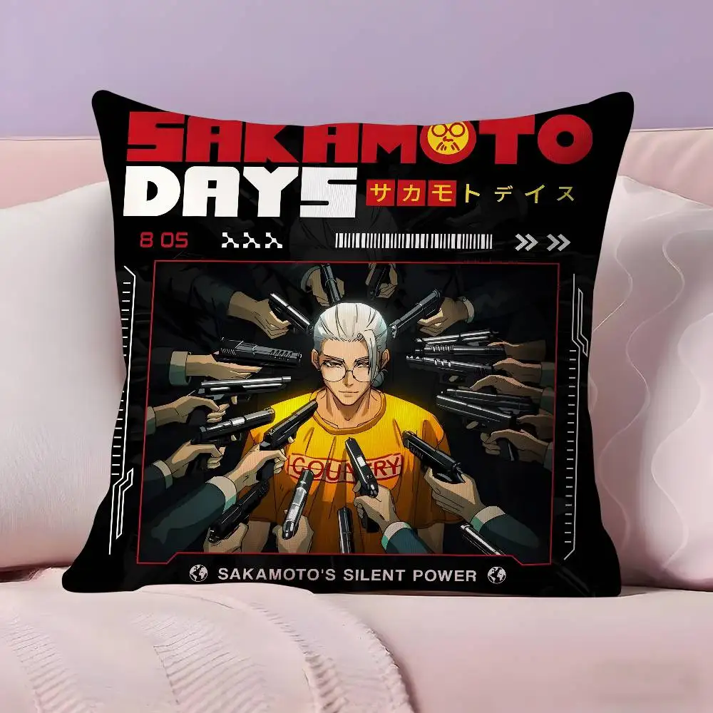 Anime S-SAKamoTO DAYS Pillow Case Pillowcase Ultra Soft Skin Friendly Fabric Cloud Like Comfort & Concealed Zipper