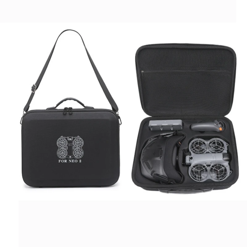 

Hard Shell Storage Bag for DJI NEO 2 , High-Capacity Case For Goggles N3 With Detachable Shoulder Strap