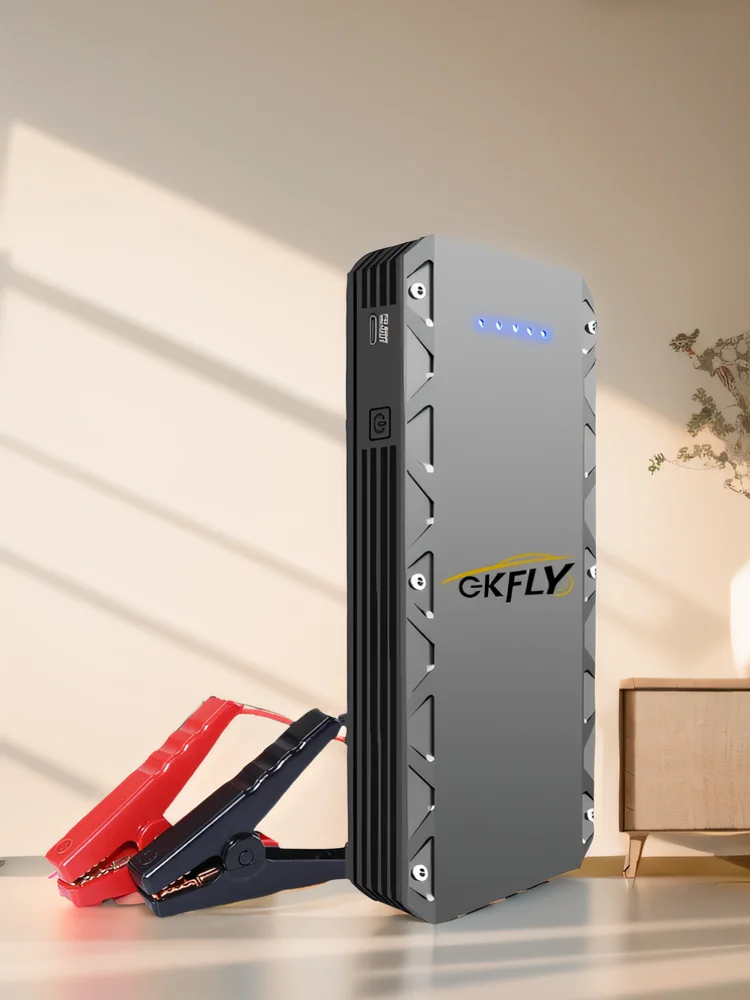 GKFLY Rozrusznik Samochodowy 3000A/5000A/9000A Urządzenie Rozruchowe Power Bank Ładowarka Akumulatora Samochodowego Do Samochodów Benzynowych i Diesla — zdjęcie 2