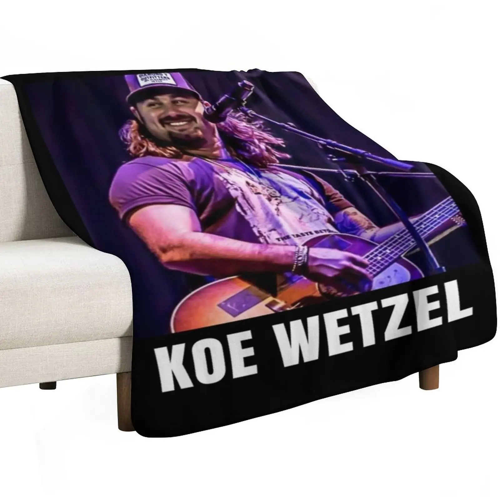 

Koe Wetzel Throw Blanket Cute Plaid funny gift cosplay anime Luxury Brand Blankets
