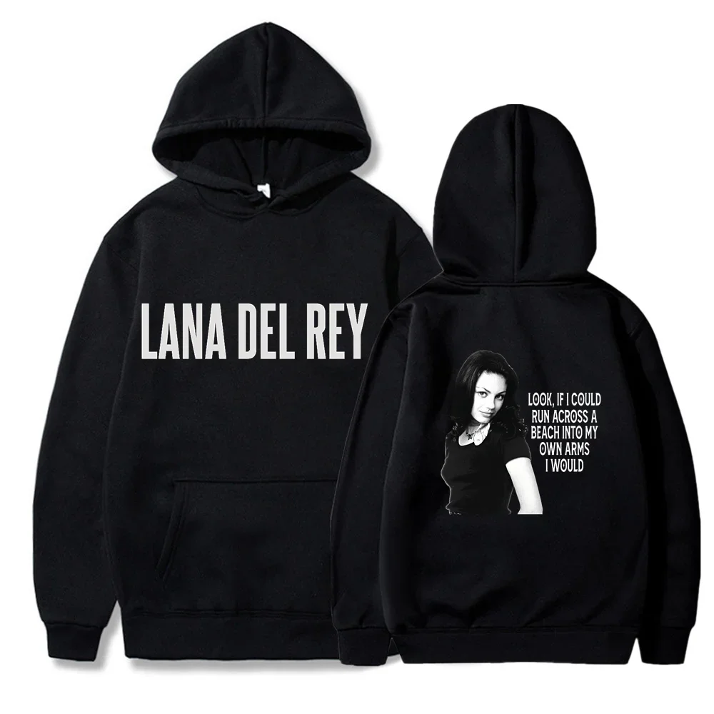 LANA DELREY Hoodies Singer Graphic Printing Sweatshirts for Fans Casual Long Sleeve Men/Women Clothing Sudaderas Hip Hop Hoody