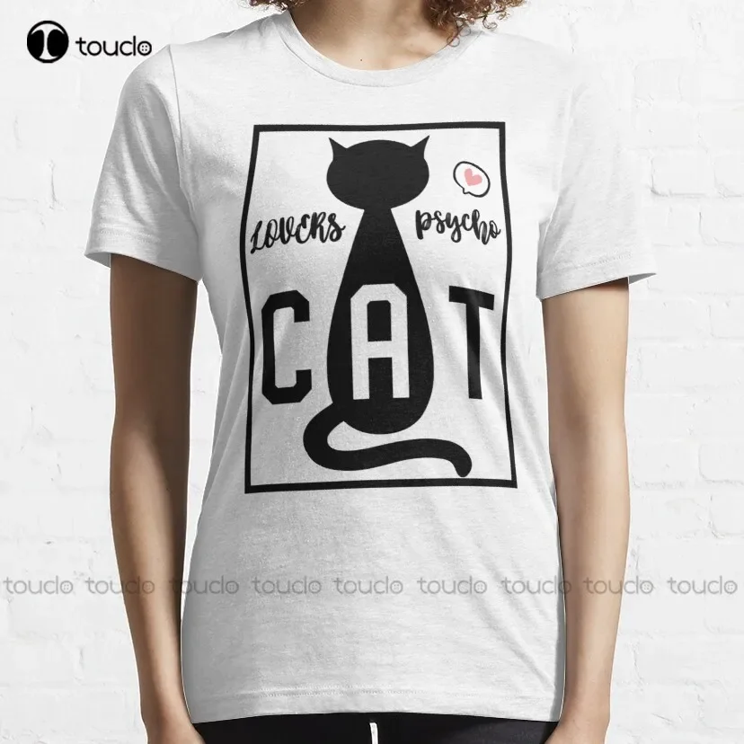 Cat Lovers Psychology Funny Cat Classic T-Shirt Mama Shirt Oversized Graphic T Shirts 100% Cotton Xs-5Xl Size Retro