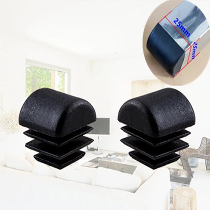 16pcs Plastic Tube Insert Plug pipe end cap Non-slip table chair leg Foot Cover pad Floor Protectors furniture decorative Parts