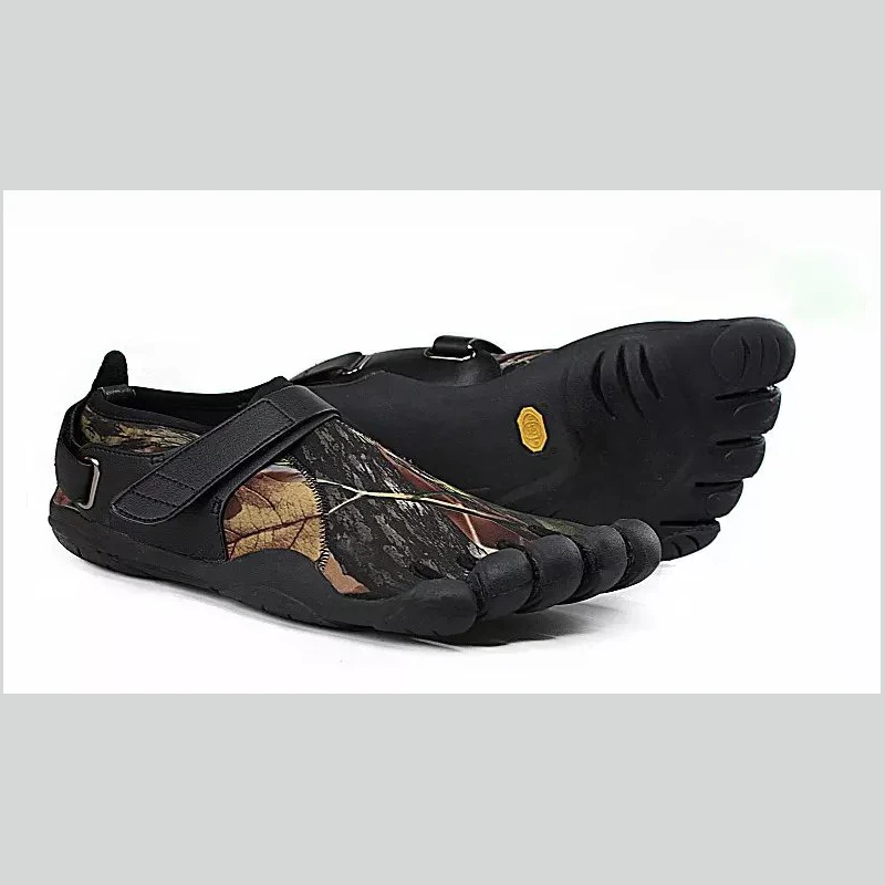 New camouflage five-toe shoes, five-toe barefoot shoes, ultra-light breathable rock climbing shoes, outdoor running shoes