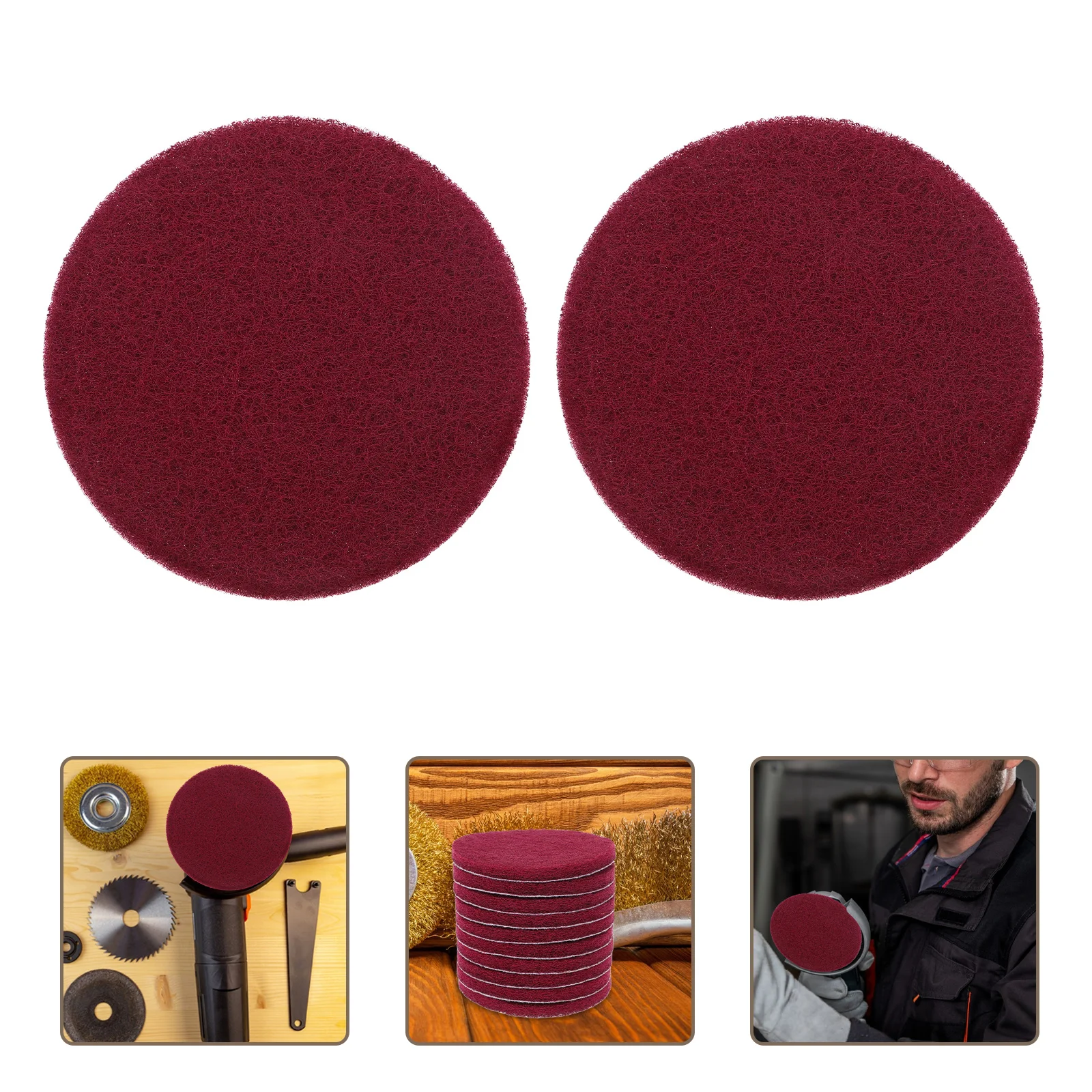 

10pcs Electric Grinding Discs High Efficiency Multi-Use Sanding Disc Replacement Universal Polishing Accessories For Home Car
