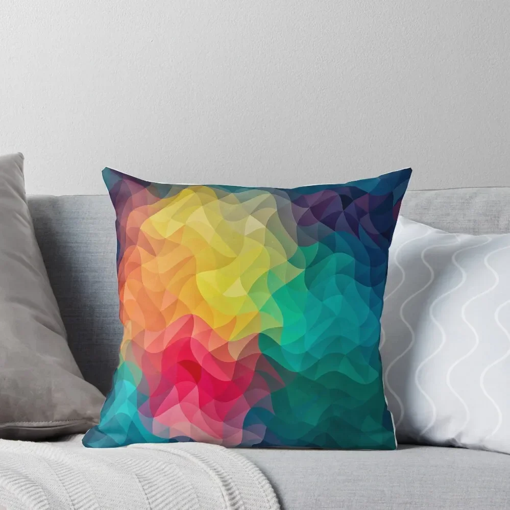 

Abstract Color Wave Flash Throw Pillow Decorative Sofa Cushions Sofa Cover pillow