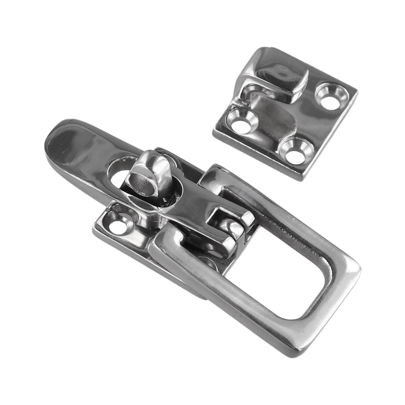 Boat Door Fastener Anti-Rattle Clamp Anti-Rattle Easy Installation Silver Stable Characteristics High Universality Fitment: No