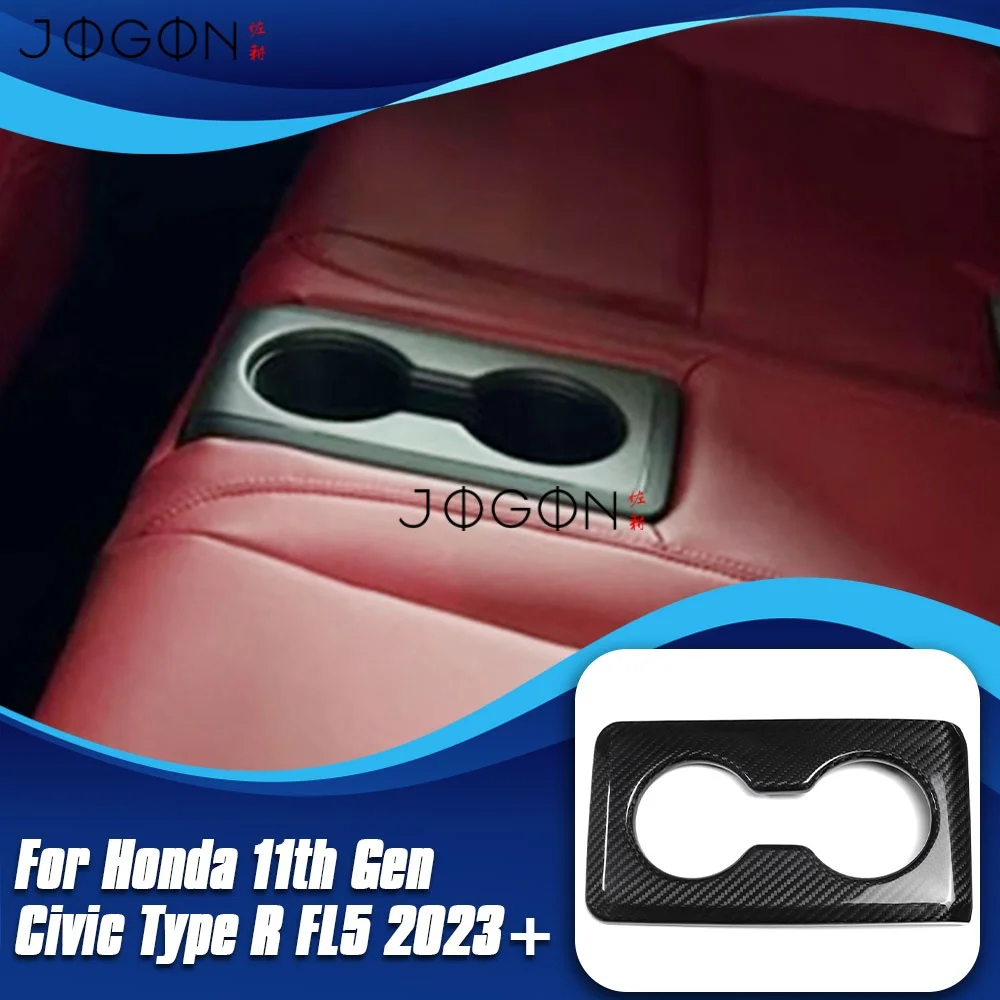 

DRY из углеродного волокна, салон автомобиля, центральная панель переключения передач, накладка, аксессуары для Honda 11-го поколения Civic Type R FL5 2023 2024 2025