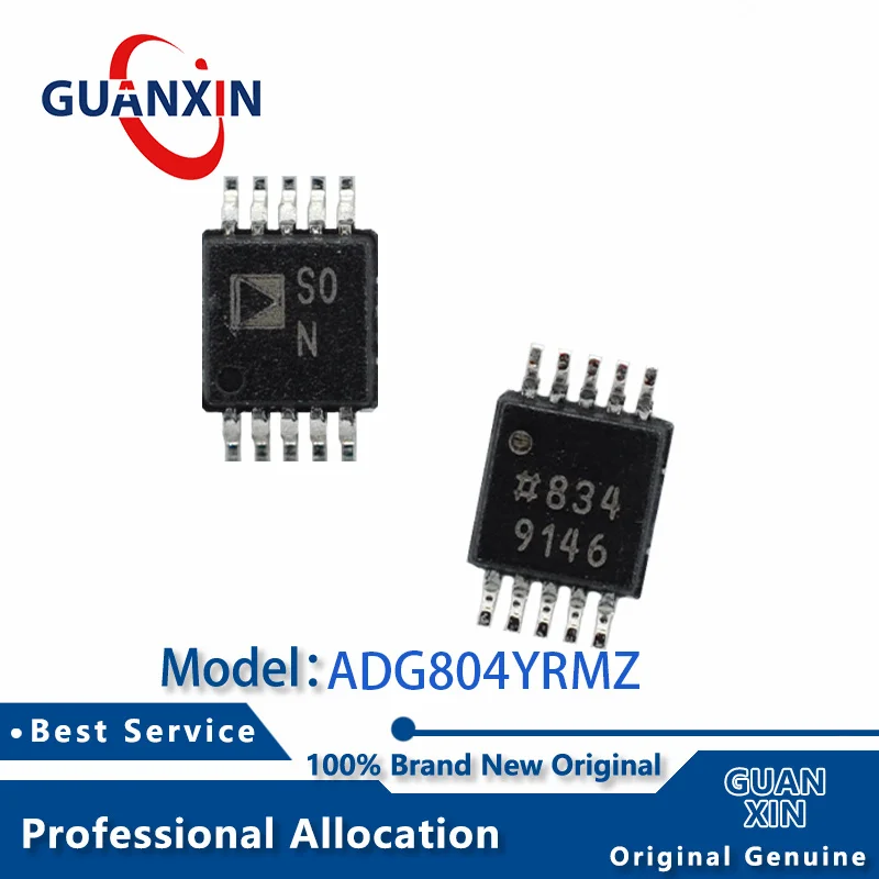 

100% New ADG804YRMZ ADG804YRMZ-REEL ADG804YRMZ-REEL7 ADG804YRM MSOP-10 Marking SON ADG804