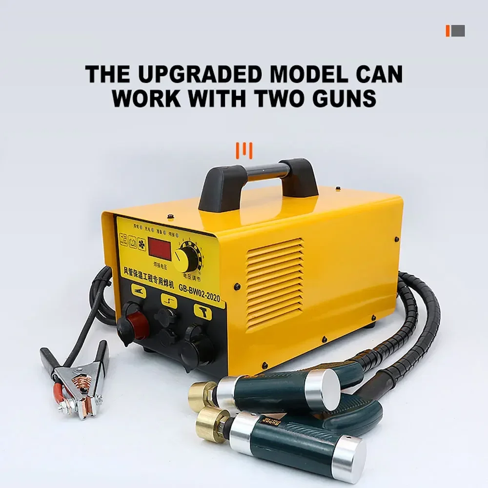 

Air Duct Insulation Nail Welding Machine Inside Capacitor Energy Storage Stud Welder 220V 350W With Welding Guns