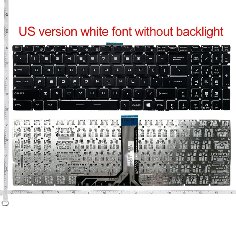 

US/RU Keyboard for MSI GS60 MS-1799 MS-1796 MS-16J9 MS-1792 MS-1791 MS-1795